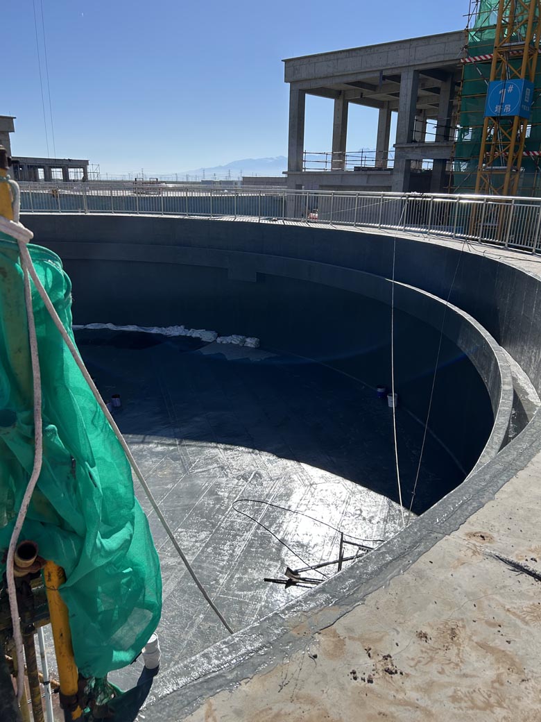 Anti corrosion reinforcement project for sewage treatment plant